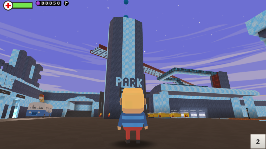 Паркур Ледяной парк в Когама