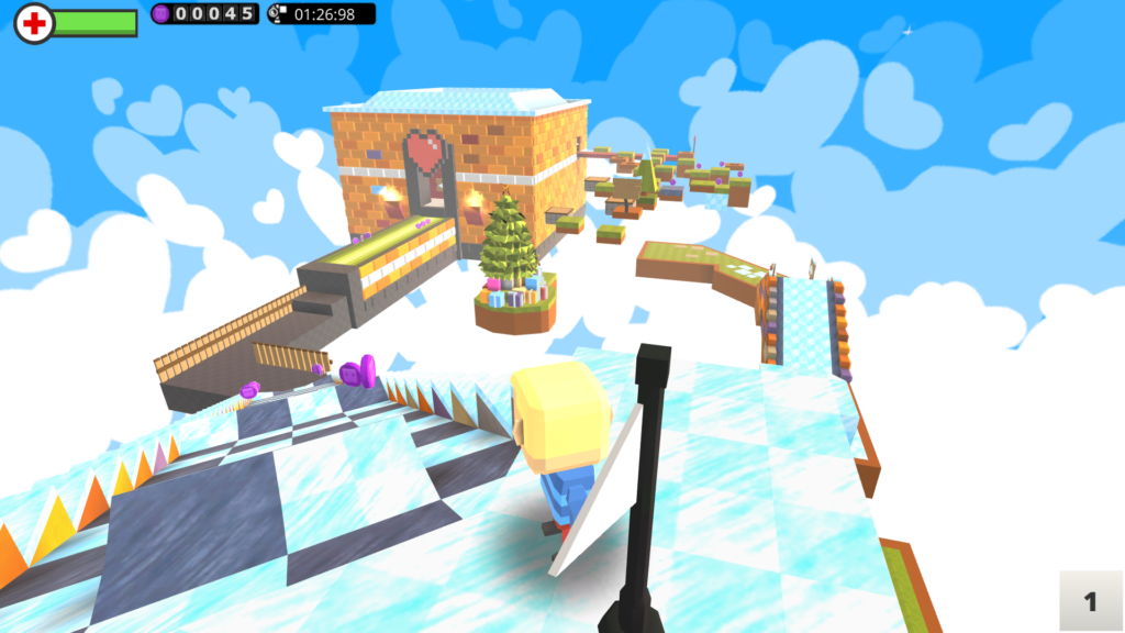 Рождественский забег — легкий паркур для новичков